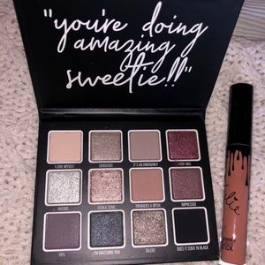 KYLIE Cosmetics Powder Palette & Liquid Lipstick